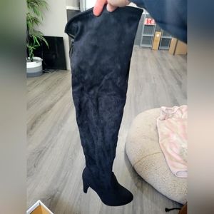Brand new sexy suede thigh high heal boots 👢